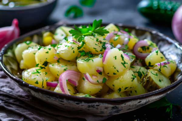 Rezept Knackiger Ofenkartoffelsalat